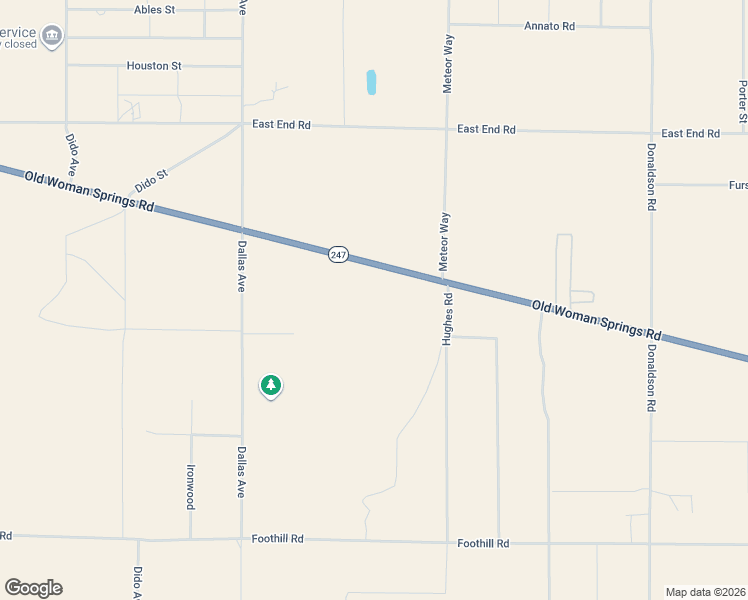 map of restaurants, bars, coffee shops, grocery stores, and more near 37898 Old Woman Springs Road in Lucerne Valley