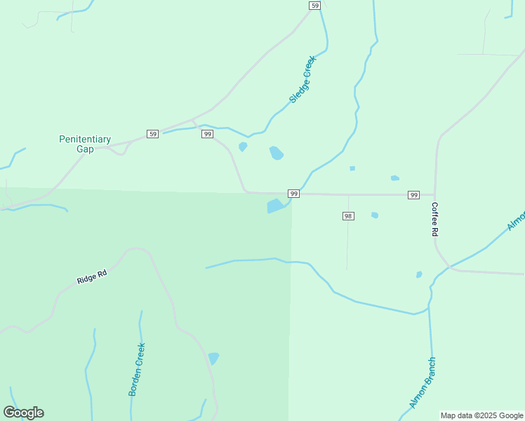 map of restaurants, bars, coffee shops, grocery stores, and more near 479 County Road 99 in Moulton