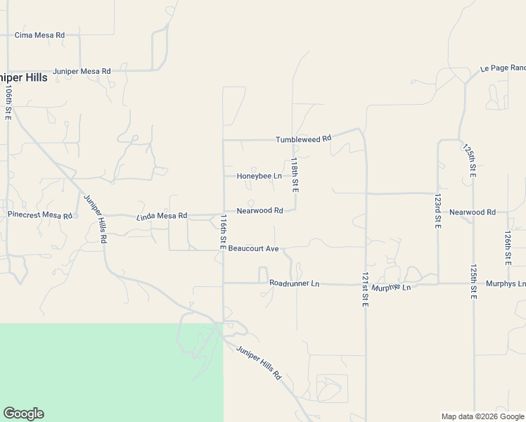 map of restaurants, bars, coffee shops, grocery stores, and more near Nearwood Road in Juniper Hills