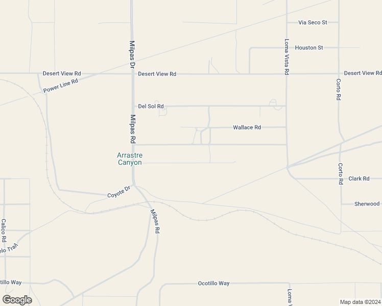 map of restaurants, bars, coffee shops, grocery stores, and more near 25950 Clark Road in Apple Valley