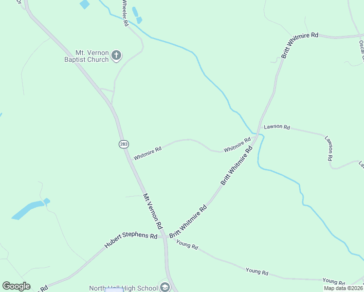 map of restaurants, bars, coffee shops, grocery stores, and more near 5158 Whitmire Road in Gainesville