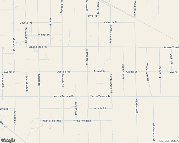 map of restaurants, bars, coffee shops, grocery stores, and more near Avenal Street in Phelan