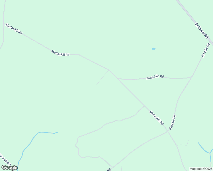 map of restaurants, bars, coffee shops, grocery stores, and more near 3235 McCaskill Road in Bethune