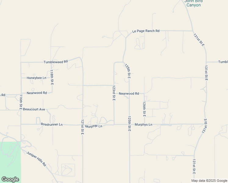 map of restaurants, bars, coffee shops, grocery stores, and more near 12340 Nearwood Road in Pearblossom