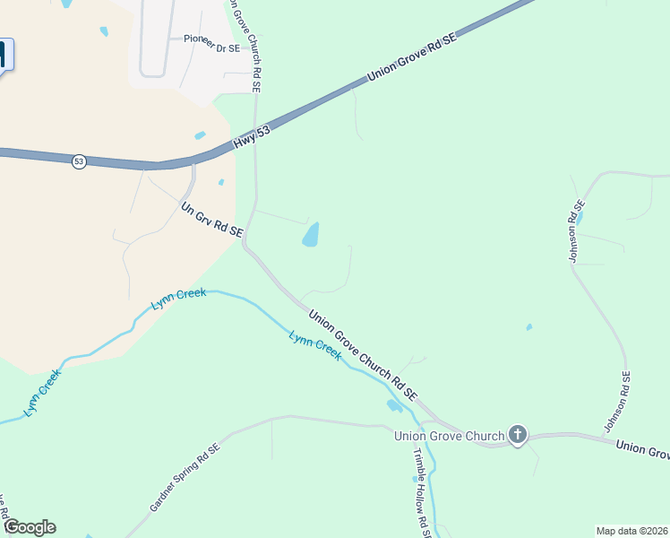 map of restaurants, bars, coffee shops, grocery stores, and more near 900 Union Grove Church Road Southeast in Adairsville