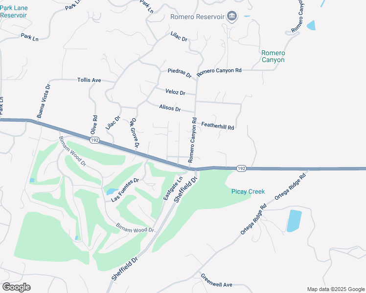 map of restaurants, bars, coffee shops, grocery stores, and more near 614 Orchard Avenue in Montecito