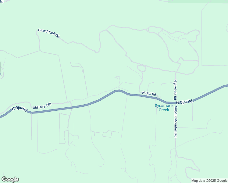 map of restaurants, bars, coffee shops, grocery stores, and more near 10075 Santa Paula Ojai Road in Ojai