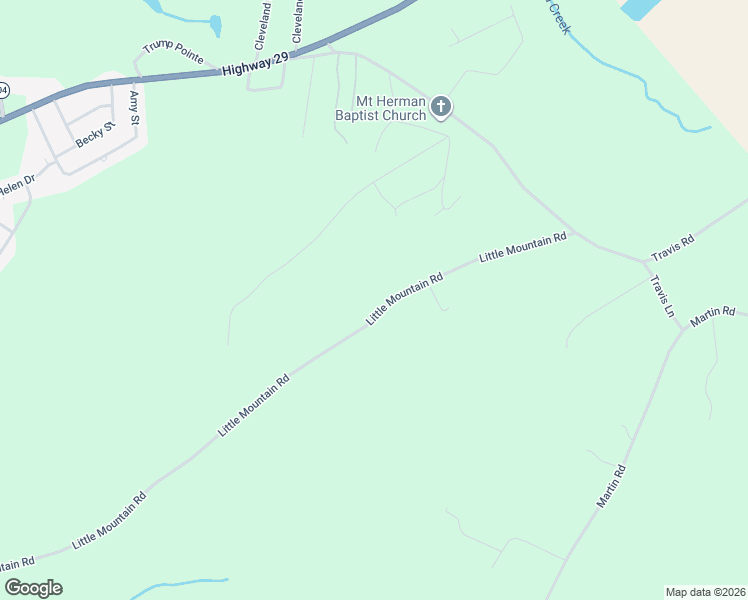 map of restaurants, bars, coffee shops, grocery stores, and more near 619 Little Mountain Road in Anderson