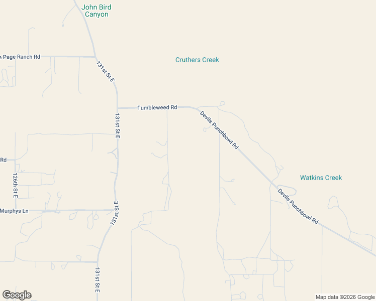 map of restaurants, bars, coffee shops, grocery stores, and more near Cruthers Creek Road in Los Angeles County