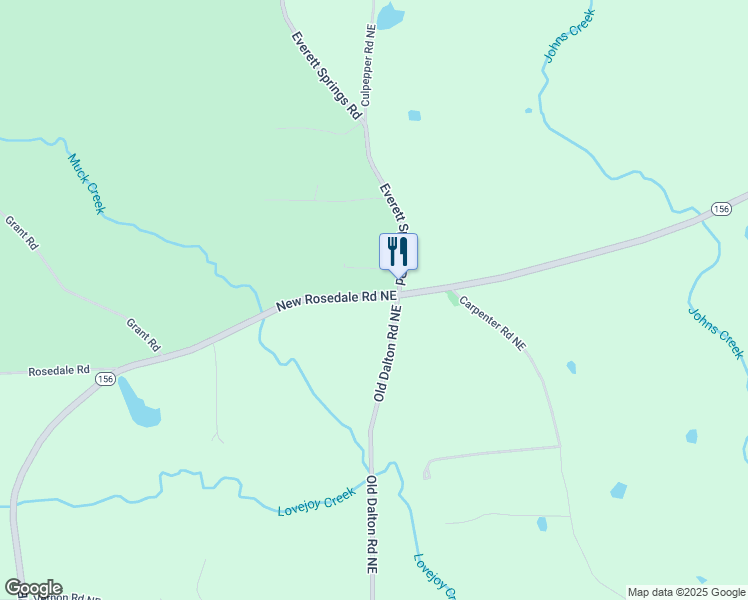 map of restaurants, bars, coffee shops, grocery stores, and more near 15 Everett Springs Road in Calhoun