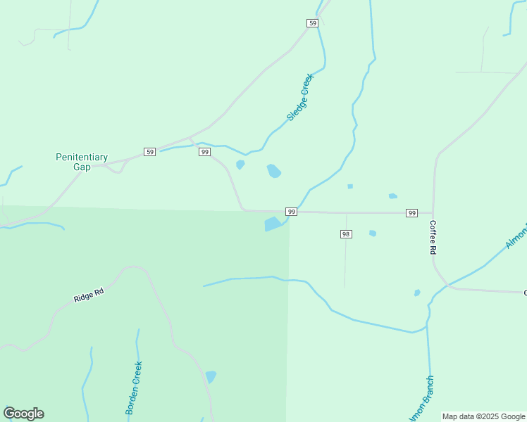 map of restaurants, bars, coffee shops, grocery stores, and more near 479 County Road 99 in Moulton