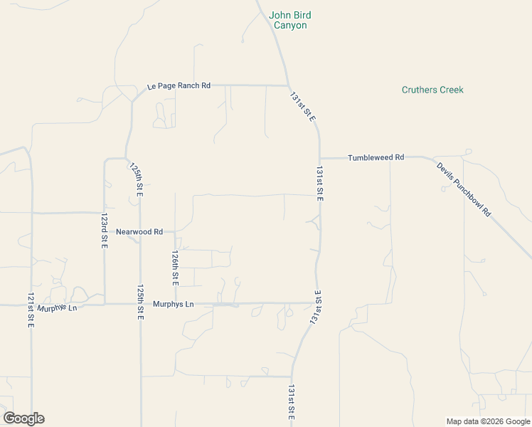 map of restaurants, bars, coffee shops, grocery stores, and more near 12854 Finchgrove Avenue in Pearblossom