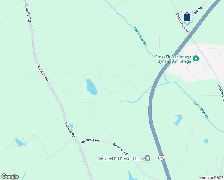 map of restaurants, bars, coffee shops, grocery stores, and more near 91 Blue Sky Drive in Dawsonville
