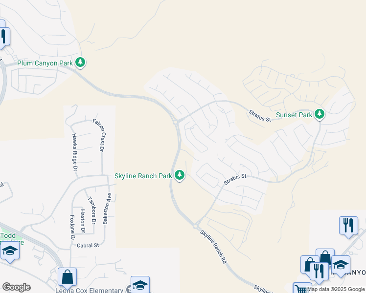 map of restaurants, bars, coffee shops, grocery stores, and more near in Santa Clarita