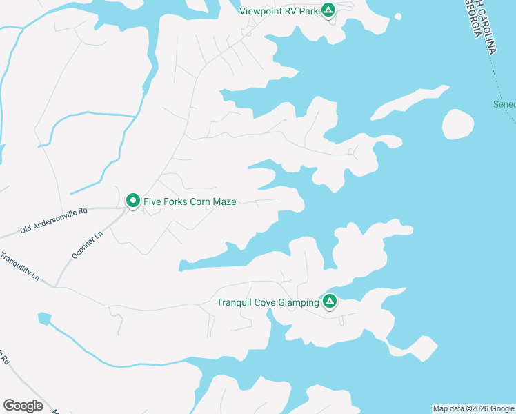 map of restaurants, bars, coffee shops, grocery stores, and more near 690 Freedom Heights Drive in Hartwell