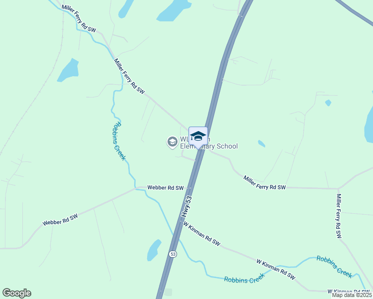 map of restaurants, bars, coffee shops, grocery stores, and more near 2505 Rome Road Southwest in Plainville