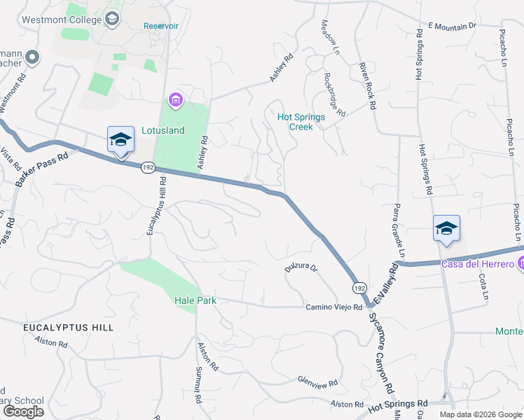 map of restaurants, bars, coffee shops, grocery stores, and more near 939 Arcady Road in Montecito