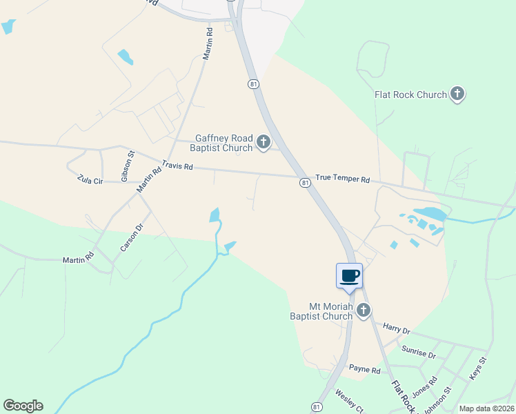 map of restaurants, bars, coffee shops, grocery stores, and more near 209 Keasler Drive in Starr