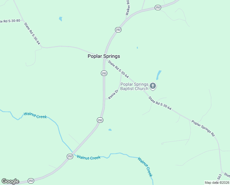 map of restaurants, bars, coffee shops, grocery stores, and more near Kesia Drive in Ware Shoals