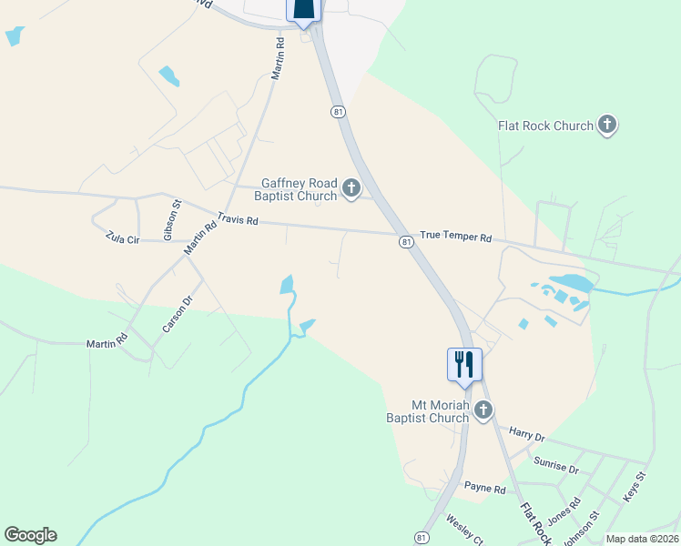 map of restaurants, bars, coffee shops, grocery stores, and more near 209 Keasler Drive in Starr