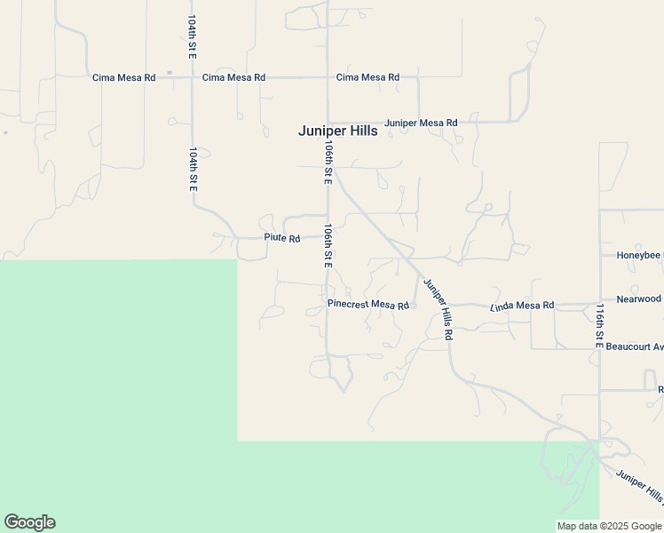 map of restaurants, bars, coffee shops, grocery stores, and more near 29500 106th Street East in Littlerock