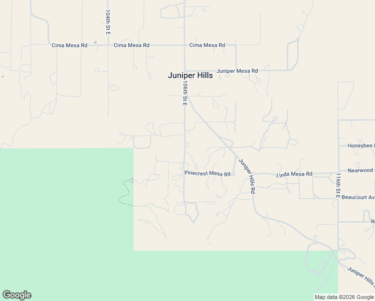 map of restaurants, bars, coffee shops, grocery stores, and more near 29500 106th Street East in Littlerock