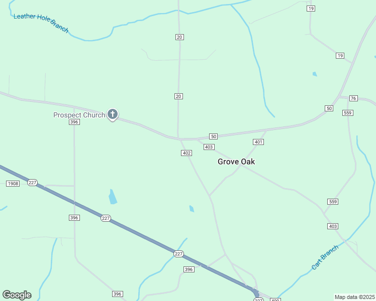 map of restaurants, bars, coffee shops, grocery stores, and more near 18521 County Road 50 in Grove Oak