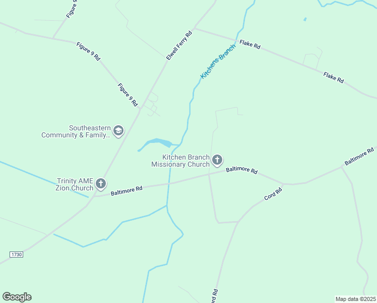 map of restaurants, bars, coffee shops, grocery stores, and more near 2242 Baltimore Road in Council