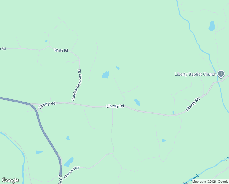 map of restaurants, bars, coffee shops, grocery stores, and more near 304 Liberty Road in Norman