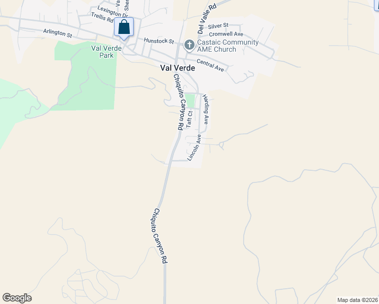 map of restaurants, bars, coffee shops, grocery stores, and more near 28517 Lincoln Avenue in Castaic