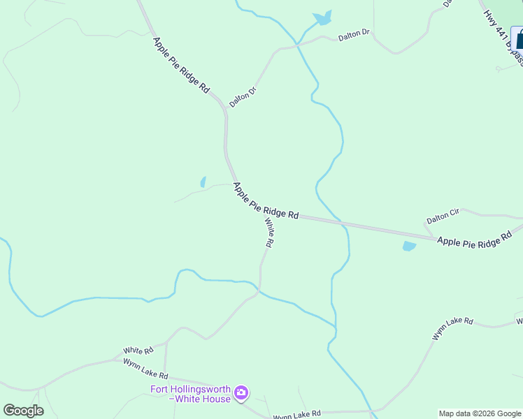 map of restaurants, bars, coffee shops, grocery stores, and more near 745 Apple Pie Ridge Road in Alto