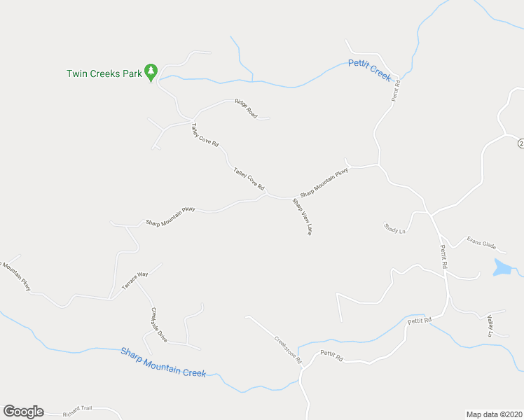 map of restaurants, bars, coffee shops, grocery stores, and more near 367 Sharp Mountain Parkway in Jasper