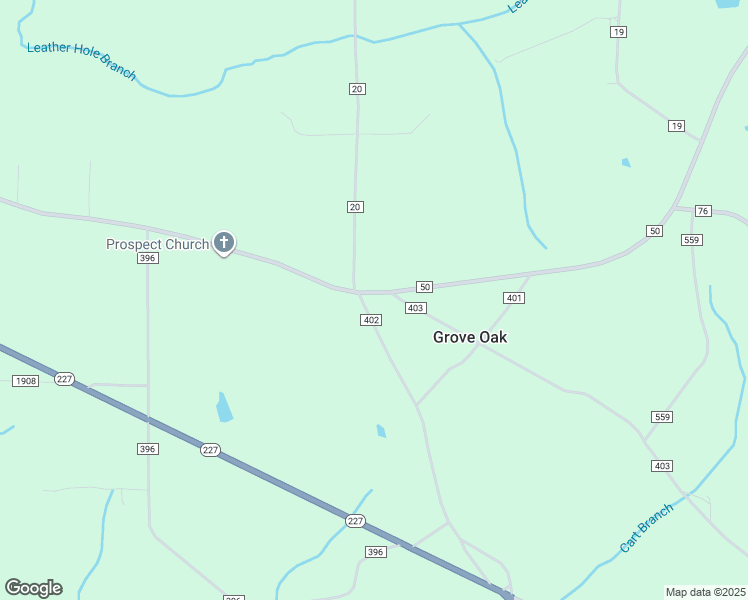 map of restaurants, bars, coffee shops, grocery stores, and more near 18521 County Road 50 in Grove Oak