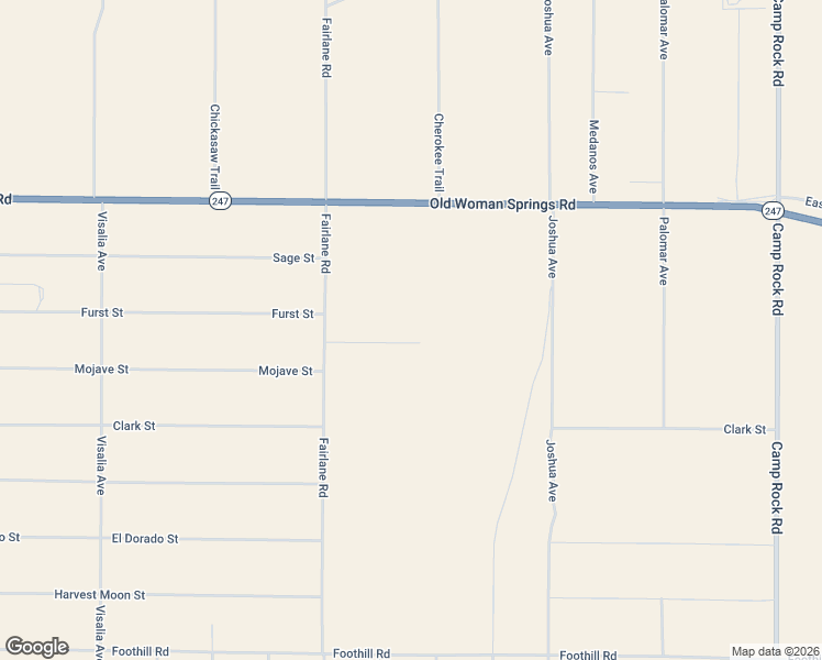 map of restaurants, bars, coffee shops, grocery stores, and more near 10369 Fairlane Road in Lucerne Valley