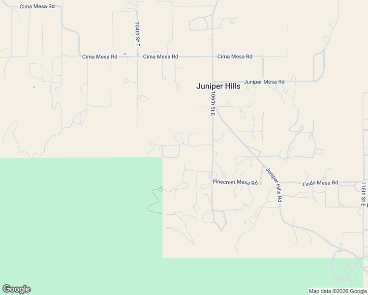 map of restaurants, bars, coffee shops, grocery stores, and more near 10509 Piute Road in Littlerock