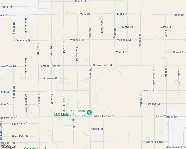 map of restaurants, bars, coffee shops, grocery stores, and more near 10420 Macron Street in Hesperia