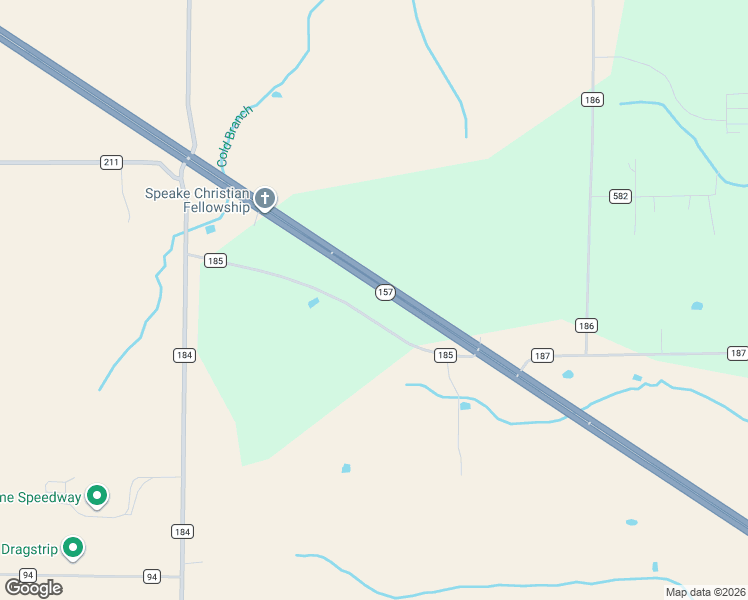 map of restaurants, bars, coffee shops, grocery stores, and more near 6505 Alabama 157 in Danville