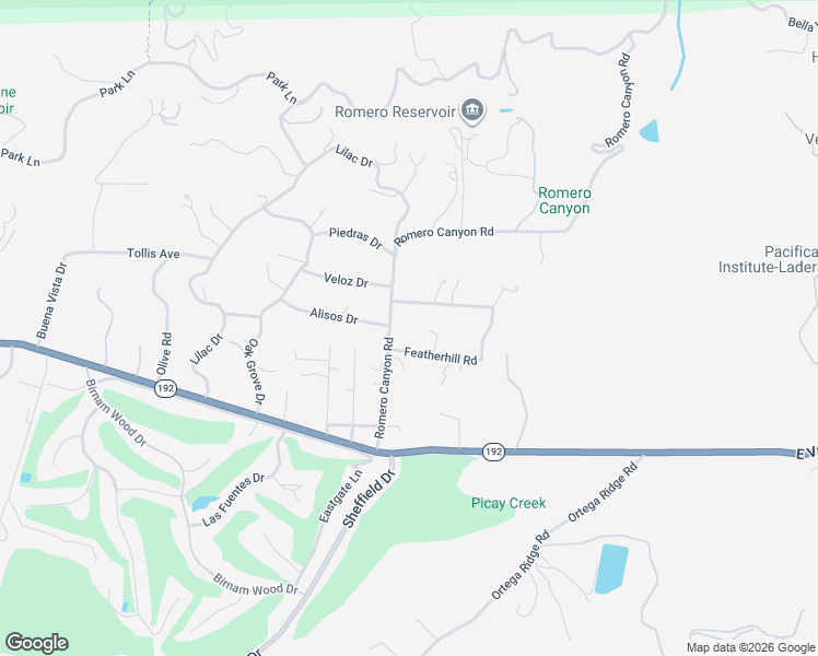 map of restaurants, bars, coffee shops, grocery stores, and more near 696 Romero Canyon Road in Montecito