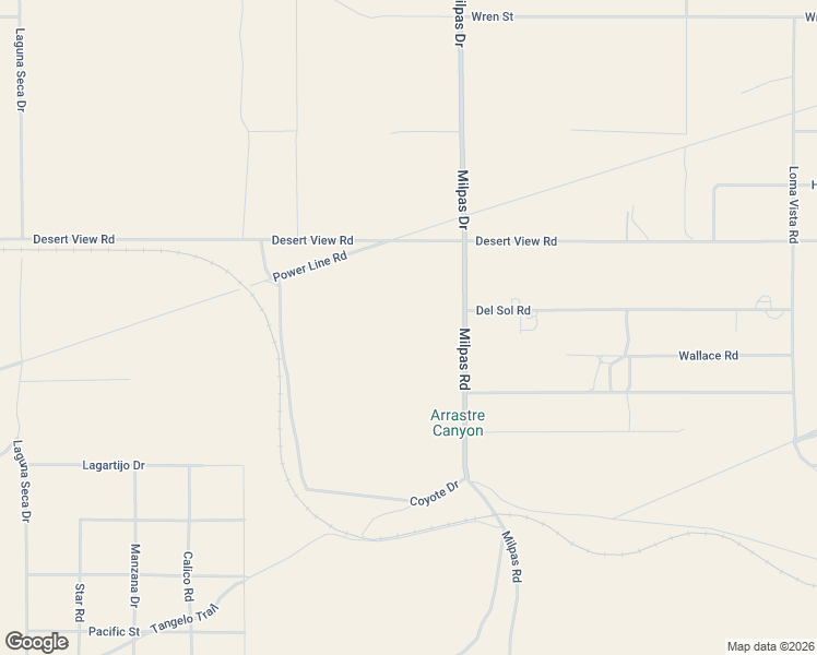 map of restaurants, bars, coffee shops, grocery stores, and more near 10355 Milpas Road in Apple Valley