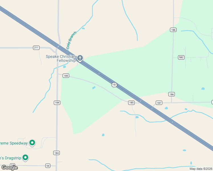 map of restaurants, bars, coffee shops, grocery stores, and more near 6505 Alabama 157 in Danville