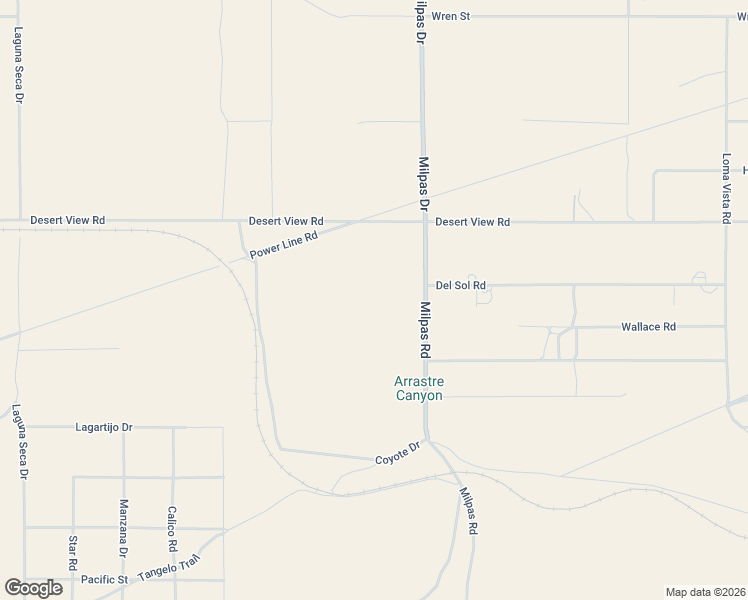 map of restaurants, bars, coffee shops, grocery stores, and more near 10355 Milpas Road in Apple Valley
