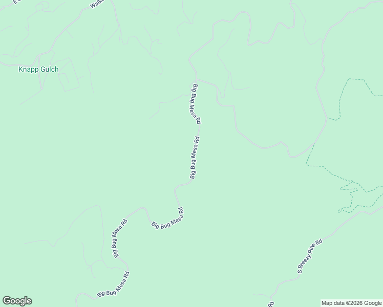 map of restaurants, bars, coffee shops, grocery stores, and more near Big Bug Mesa Road in Mayer