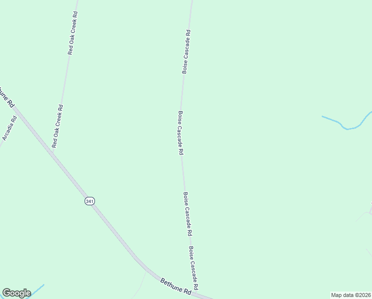 map of restaurants, bars, coffee shops, grocery stores, and more near 3139 Boise Cascade Road in Bethune