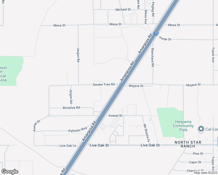 map of restaurants, bars, coffee shops, grocery stores, and more near Amargosa Road in Victorville
