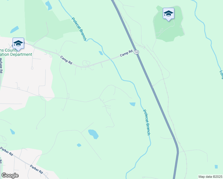 map of restaurants, bars, coffee shops, grocery stores, and more near 1010 Turner Road in Jasper
