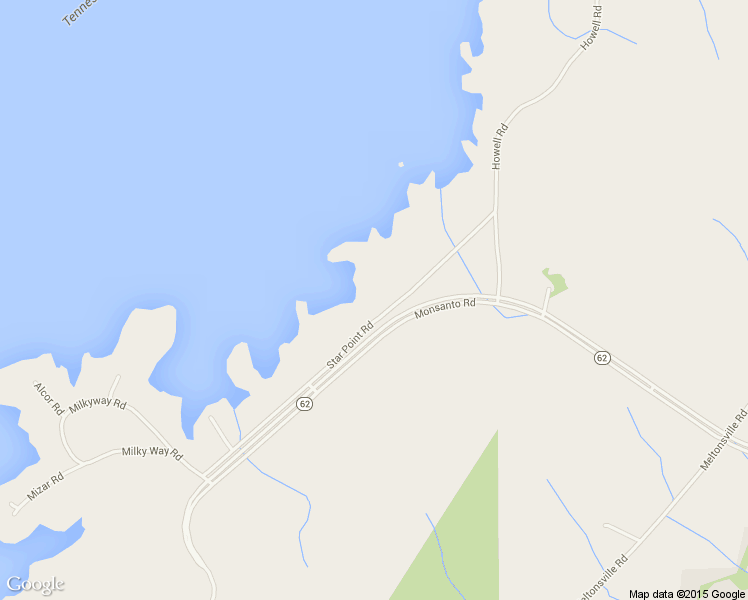 map of restaurants, bars, coffee shops, grocery stores, and more near 400 Star Point Road in Guntersville