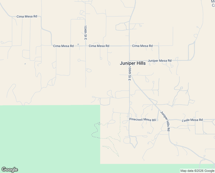 map of restaurants, bars, coffee shops, grocery stores, and more near 10509 Piute Rd in Littlerock