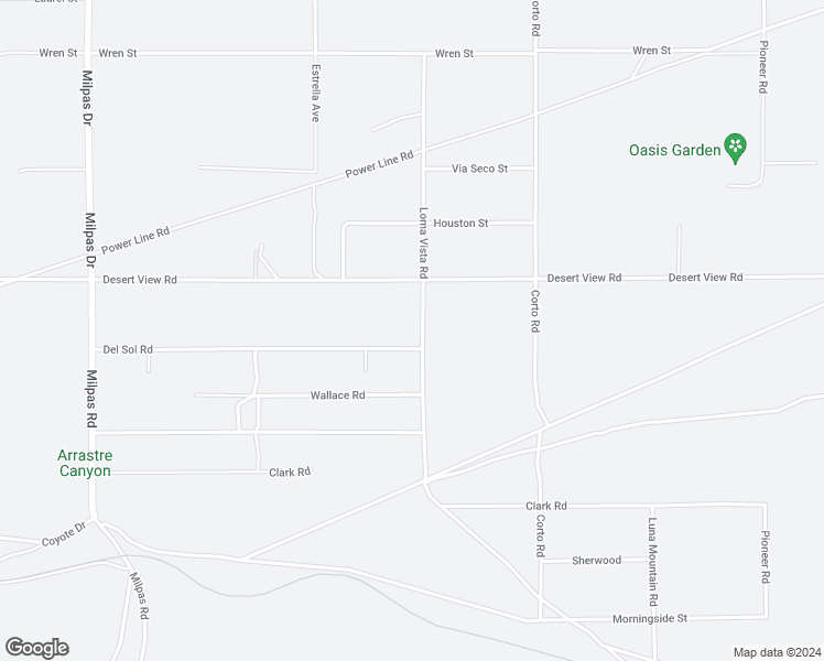 map of restaurants, bars, coffee shops, grocery stores, and more near 26280 Del Sol Road in Apple Valley