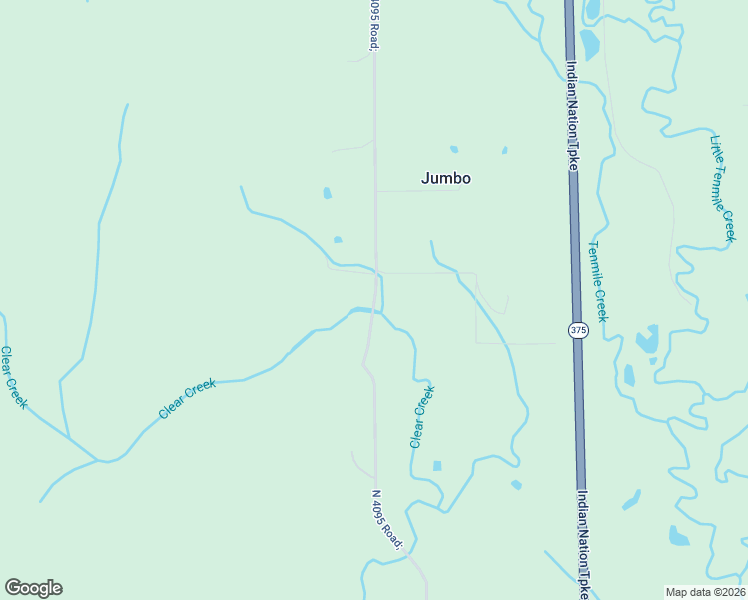 map of restaurants, bars, coffee shops, grocery stores, and more near Jumbo Road North in Pushmataha County