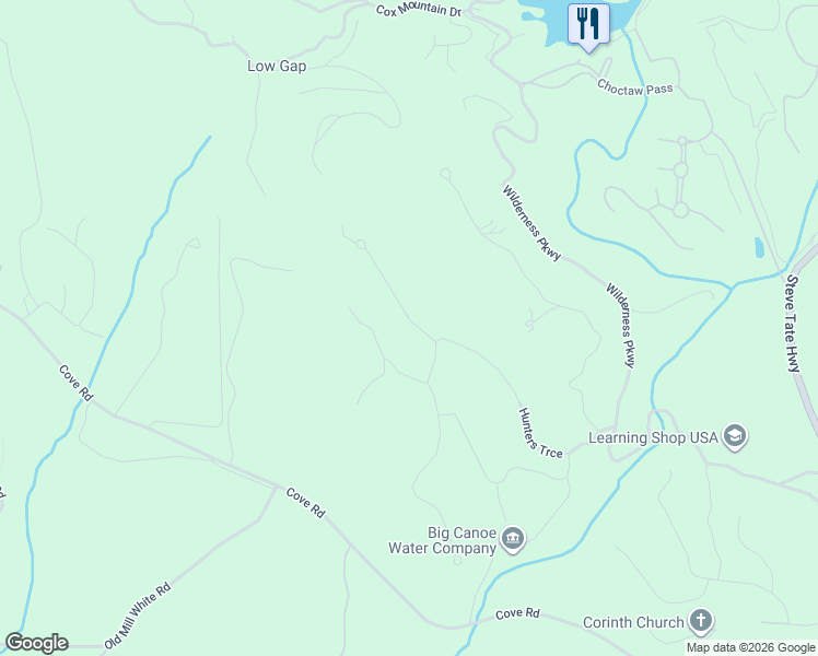 map of restaurants, bars, coffee shops, grocery stores, and more near 61 Morgan Walk in Jasper